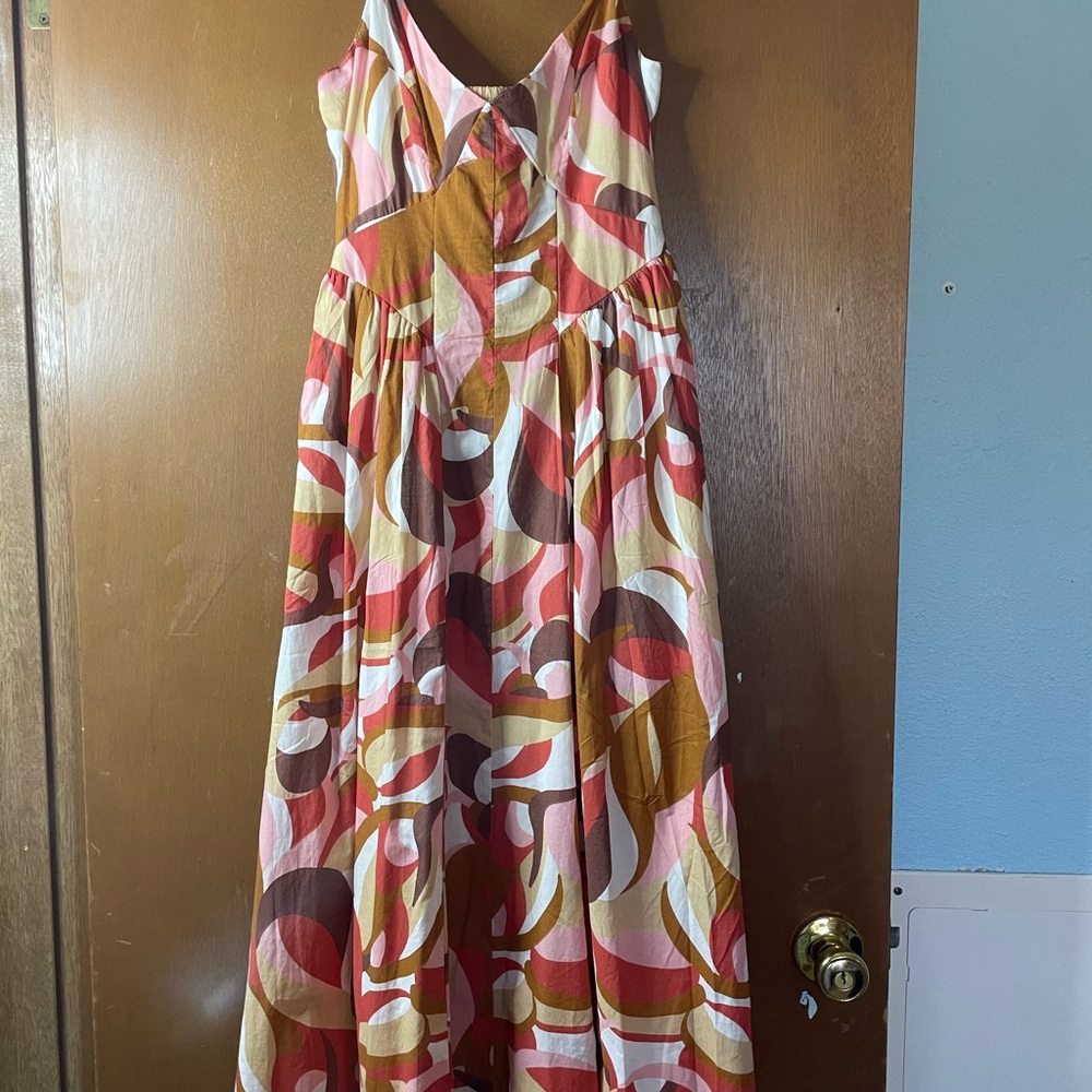 Colorful Abstract Maxi Dress